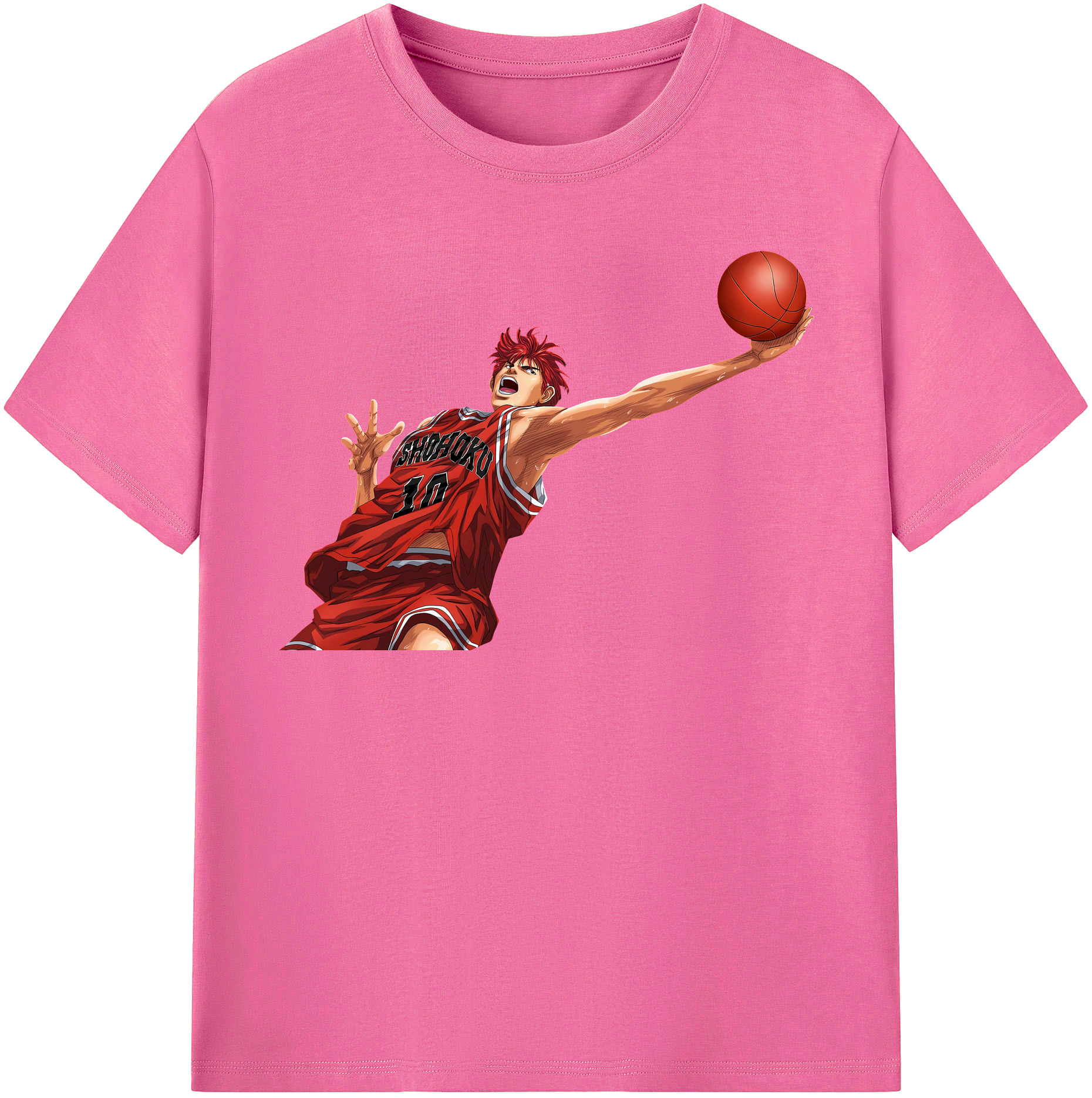 （画像用） SLAM DUNK／スラムダンク レディースカジュアルプリントTシャツ（綿100％）